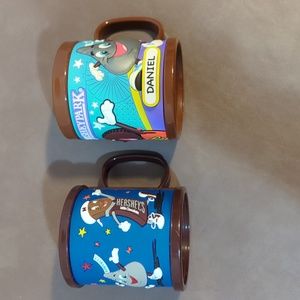 Hershey’s Bar Kisses Reese’s Plastic Mug Charles Products and Hershey Park Mug